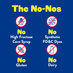 Close-up of an orange-flavored gummy