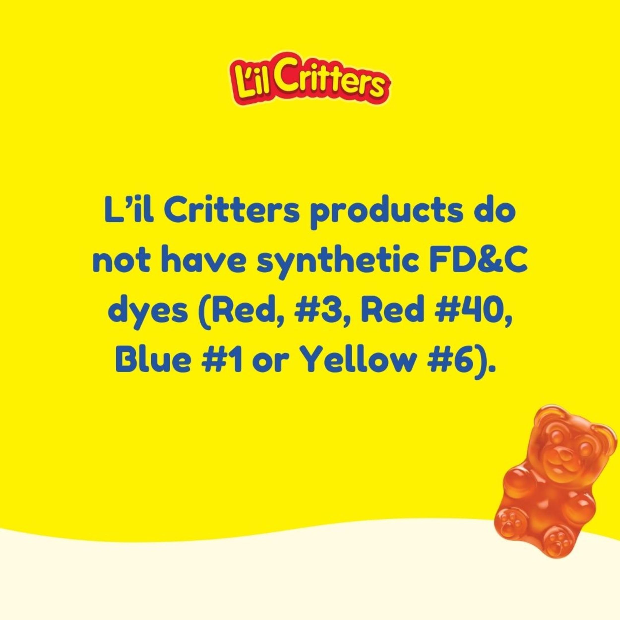 Box packaging for L'il Critters Probiotic Daily Gummies for kids