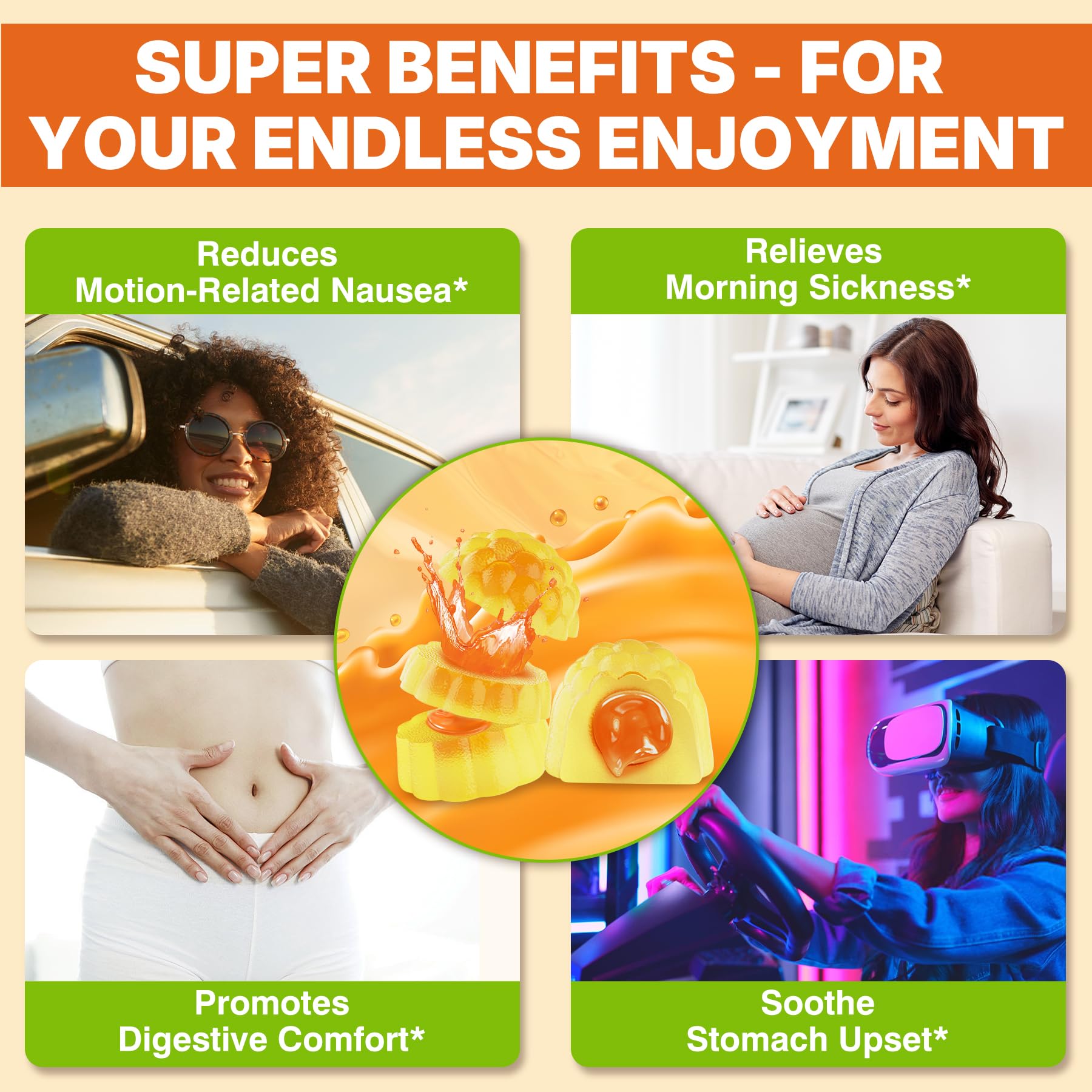 Sugar-free ginger chews with coconut oil infusion