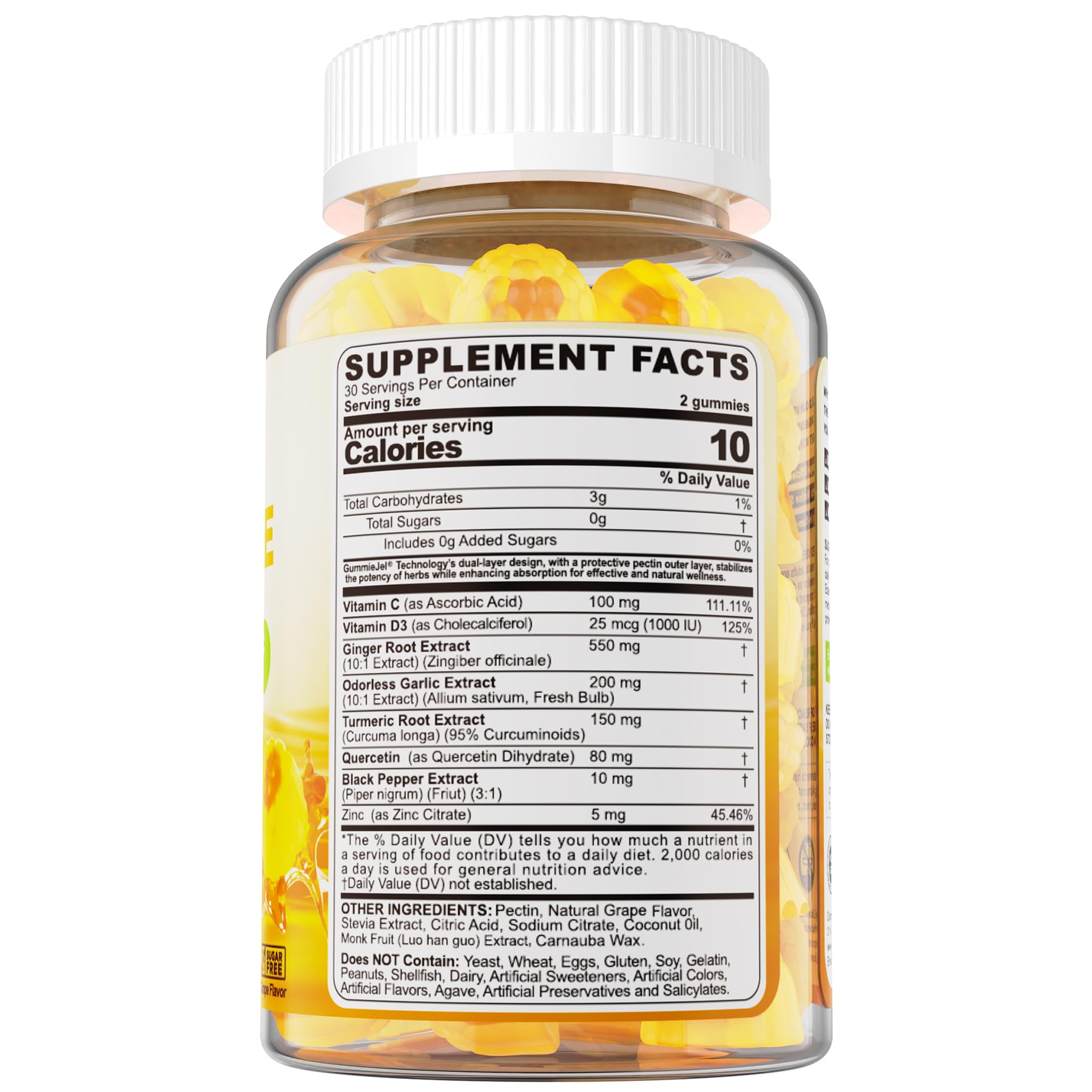 Vegan, gelatin-free dietary gummy supplement