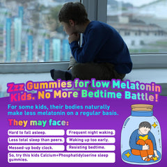 Gummies showing 1 mg melatonin dosage per piece