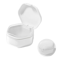 Lilnlaty double-layer retainer storage case white front view