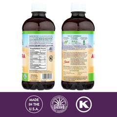 Inner fillet aloe vera gel juice close-up