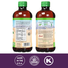 Side angle shot of Lily of the Desert Aloe Vera Juice Inner Fillet bottle