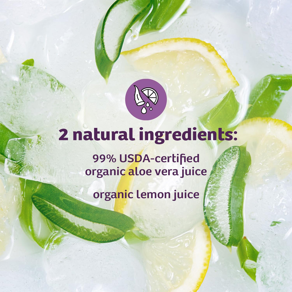 Nutrition facts on Lily of the Desert Aloe Vera Gel label