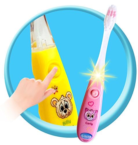 Packaging showing Lily's Home 3-pack toothbrush set