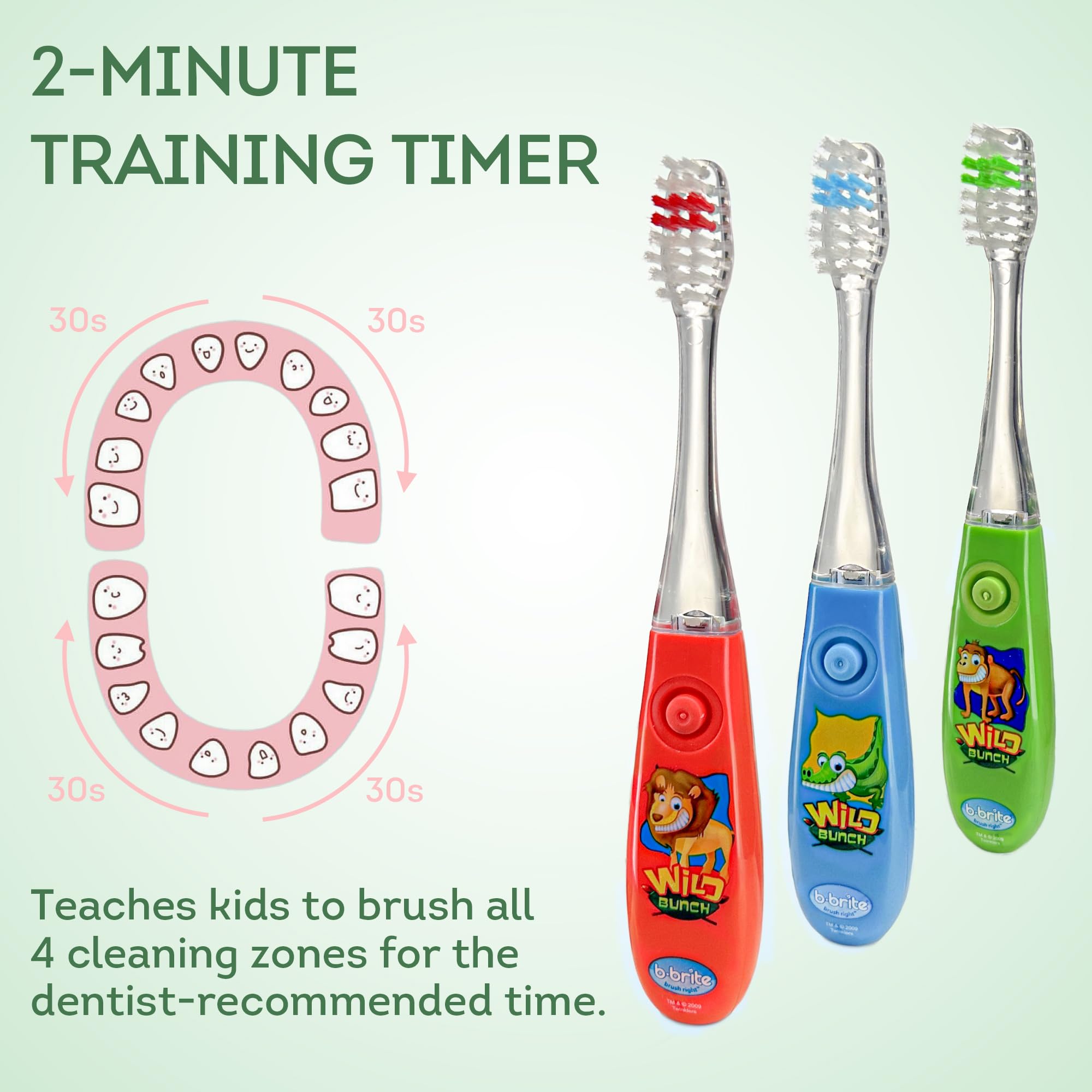 Portable travel-friendly Lily's Home Kids Toothbrush Set