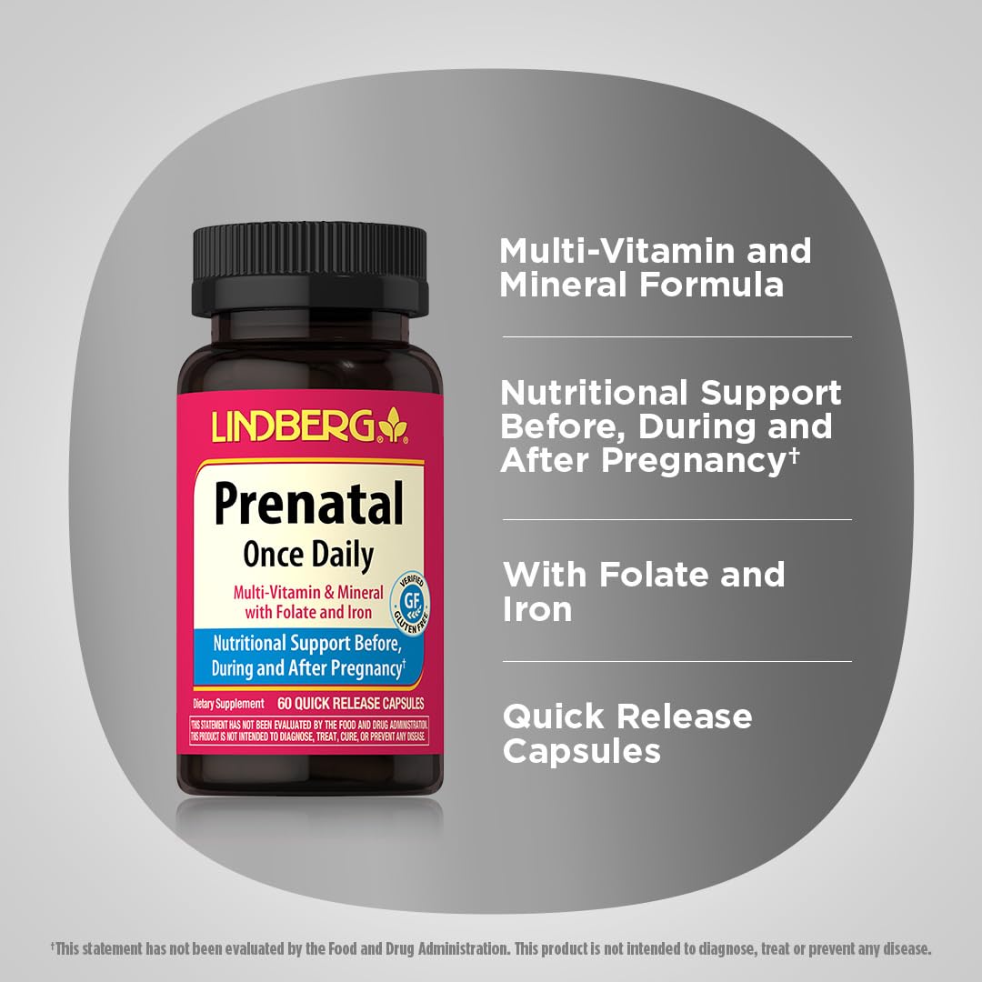 Non-GMO badge for Lindberg Prenatal Vitamins