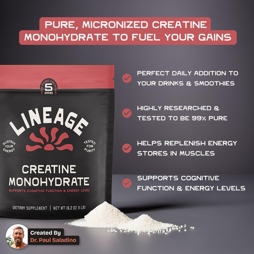 Close-up of micronized creatine powder dissolving in water
