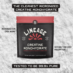Creatine with sea salt blend highlighting improved solubility