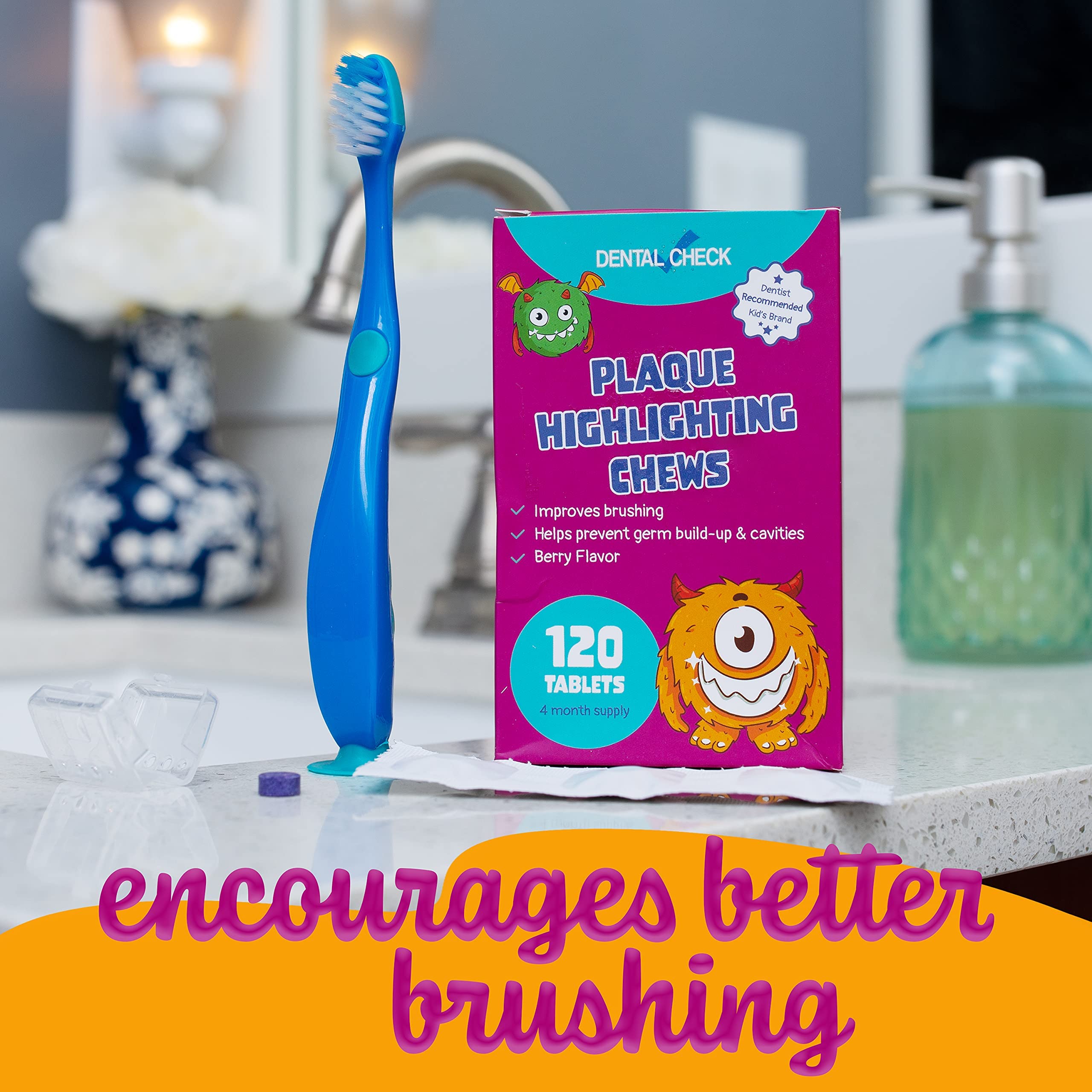 Mouth rinsing after using Lingito plaque disclosing tablet