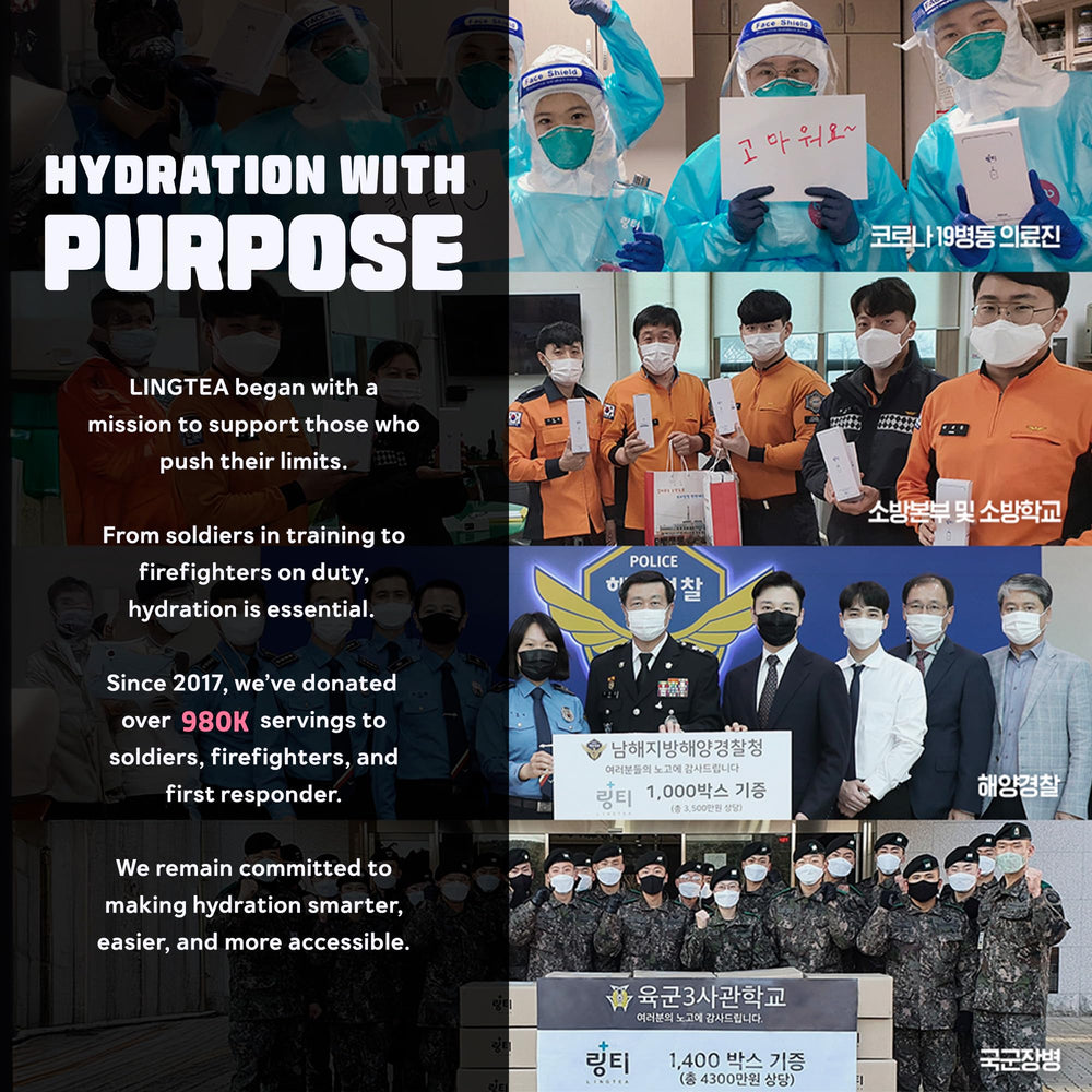 LINGTEA travel-friendly packaging fits gym bags and purses for on-the-go hydration.