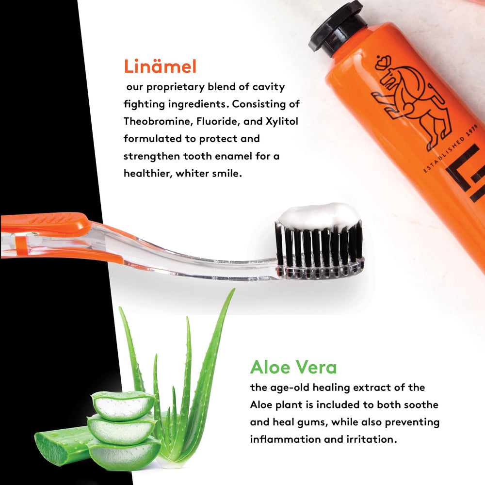 Enamel protection ingredients Theobromine in Linhart toothpaste