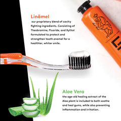 Enamel protection ingredients Theobromine in Linhart toothpaste