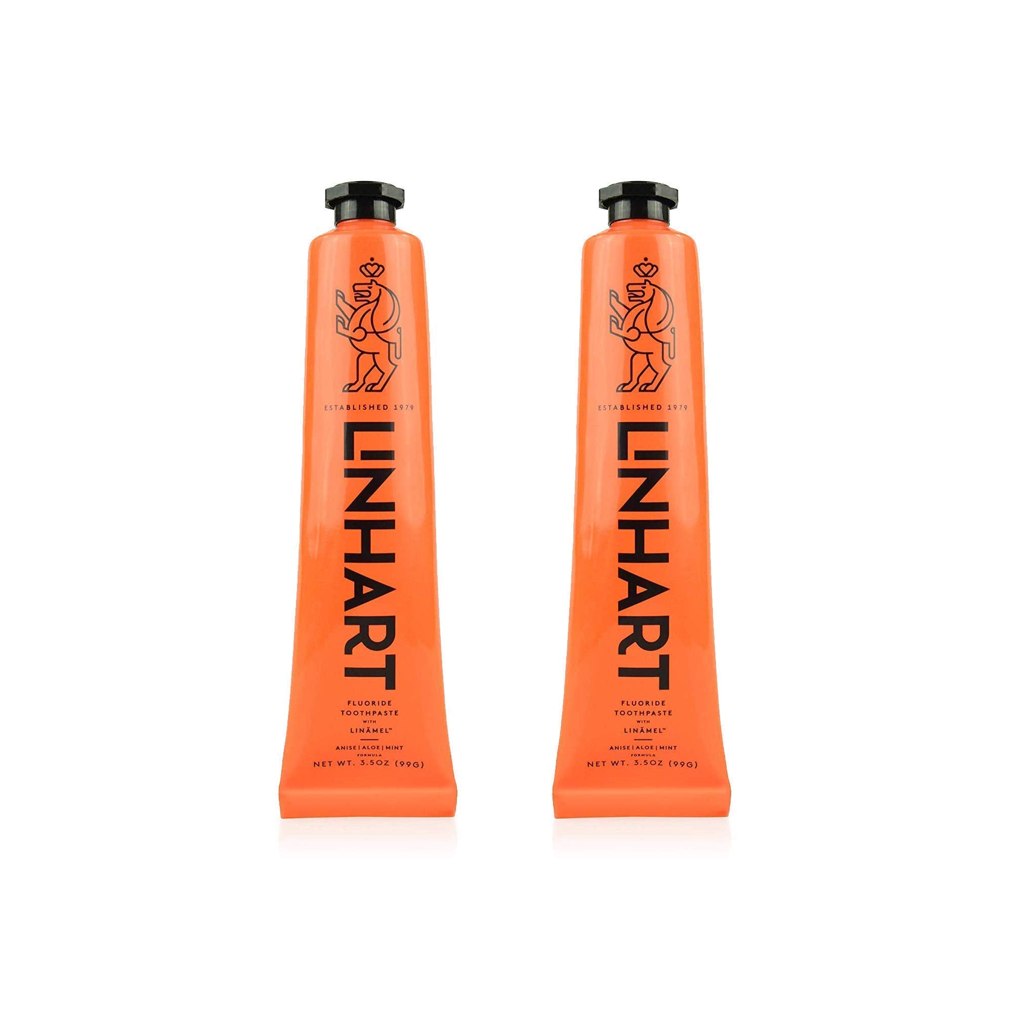 Front view of Linhart Whitening Toothpaste 2-pack