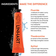 Packaging image showing Linhart Whitening Toothpaste pack of 3