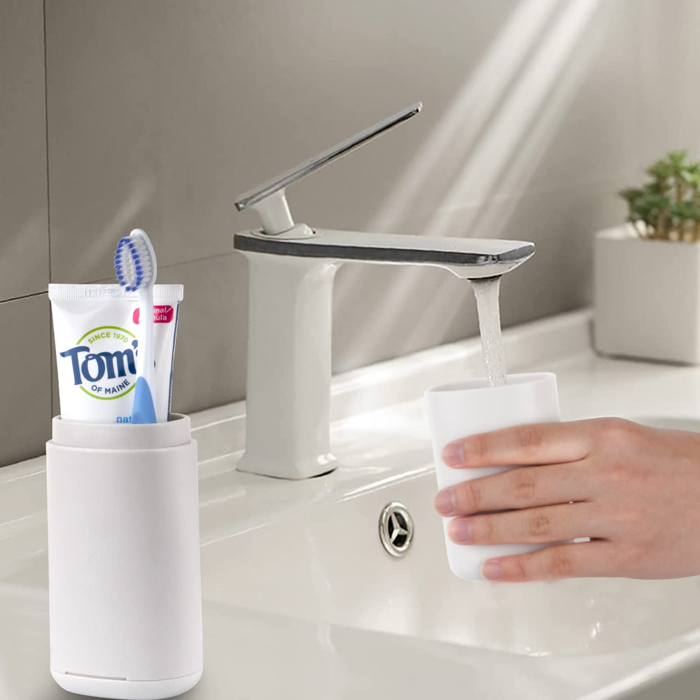 Package includes 2 toothbrush storage cases