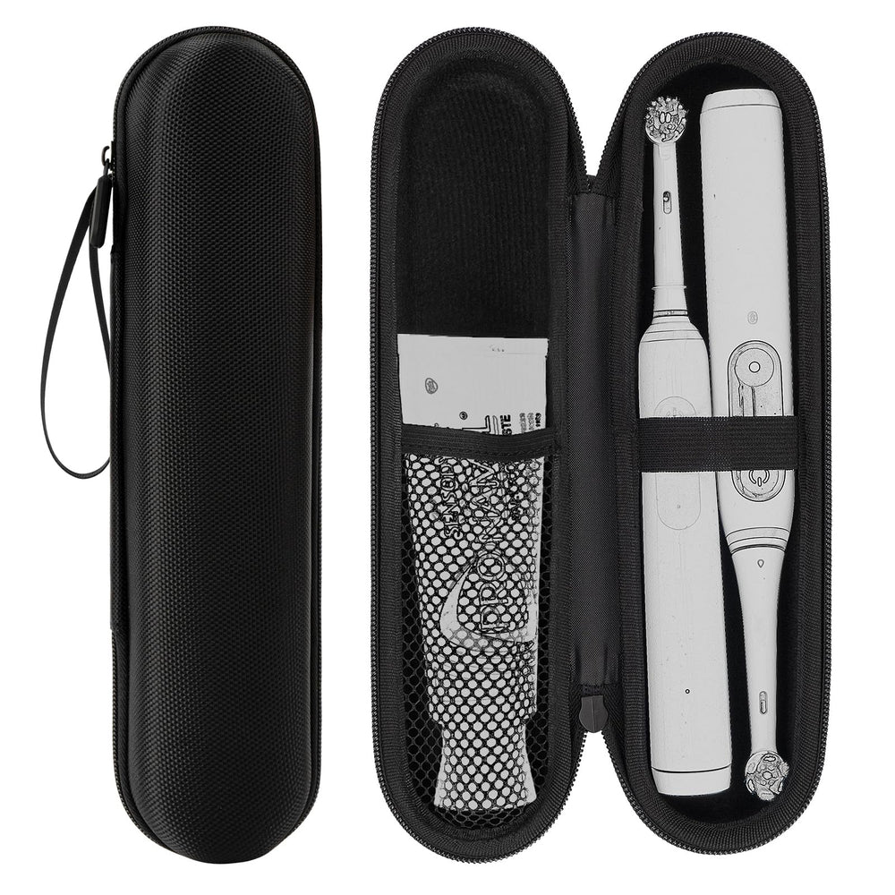Linkidea electric toothbrush travel case exterior in PU leather