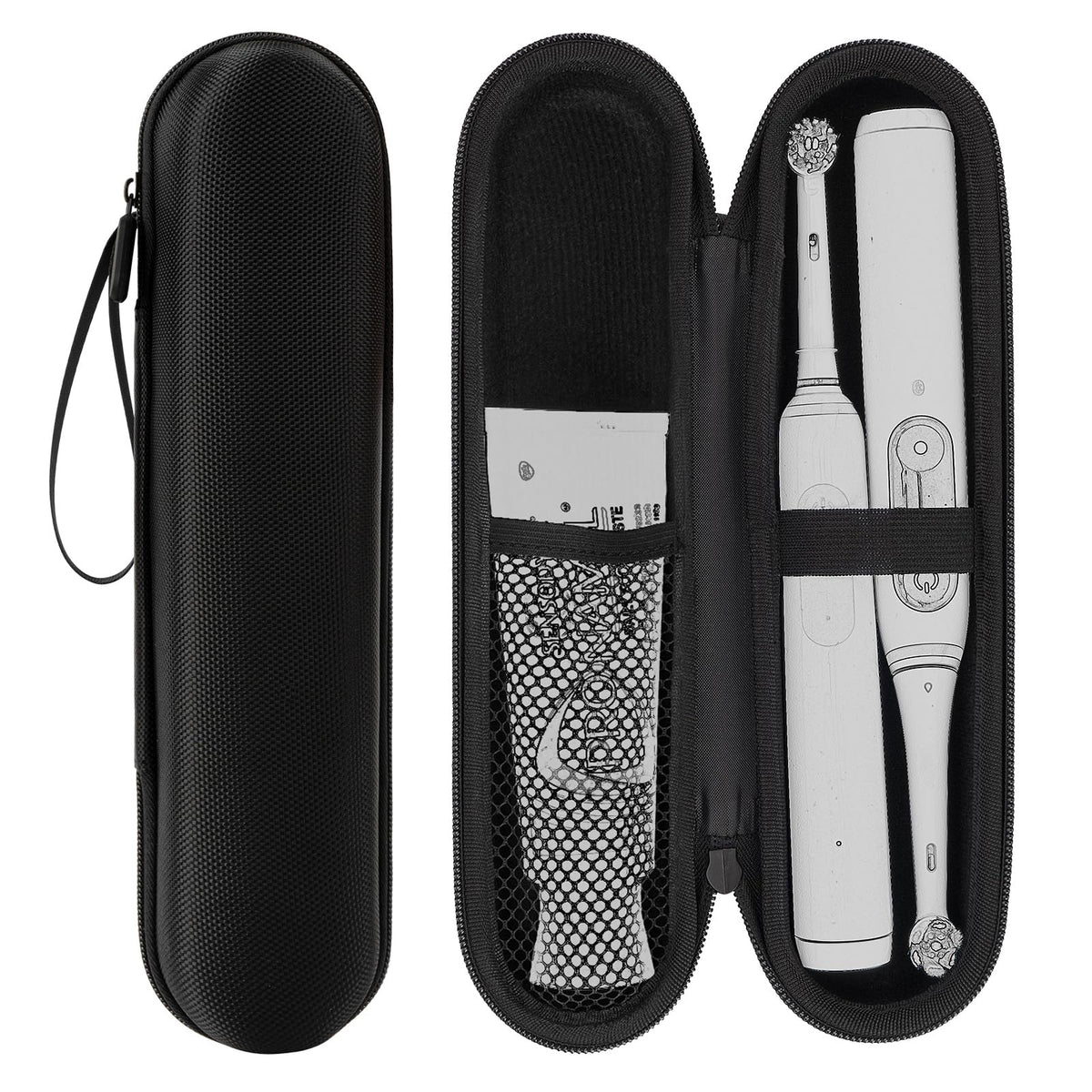 Linkidea electric toothbrush travel case exterior in PU leather