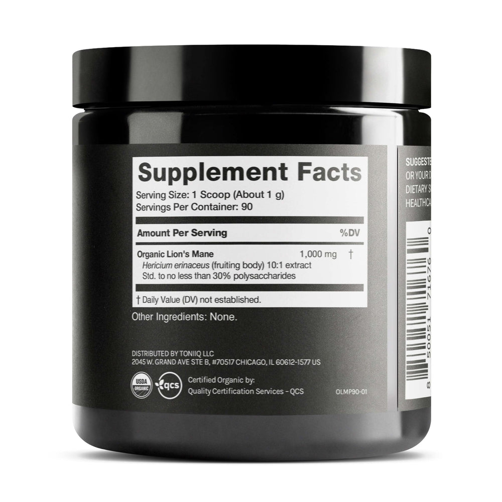 Pure fruiting bodies Lion's Mane mushroom powder - 02