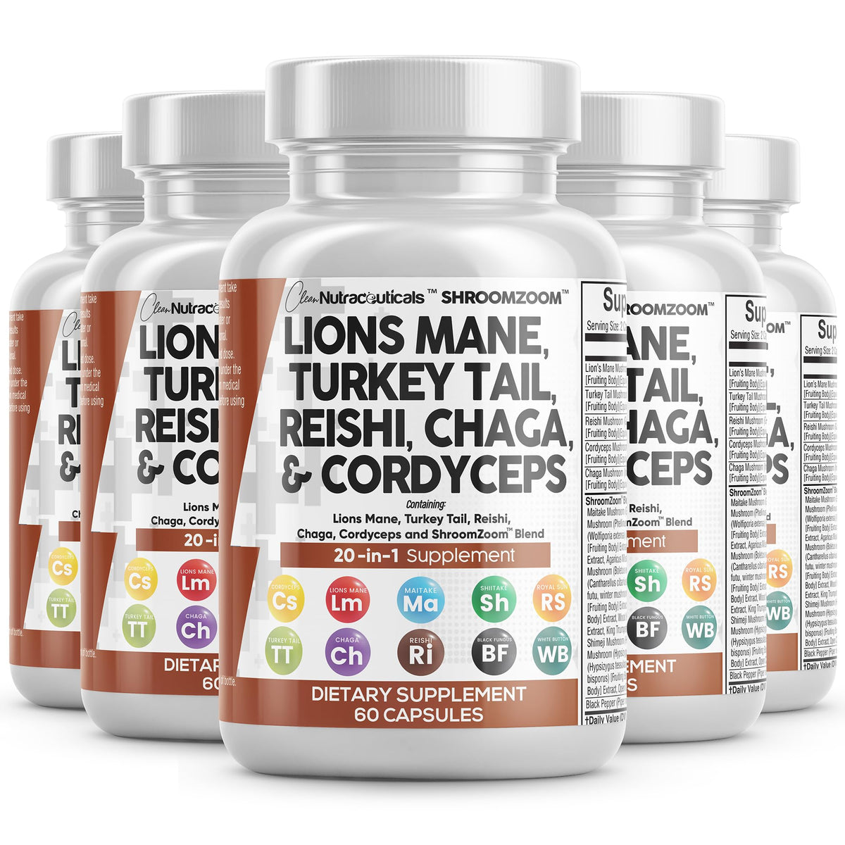 Lions Mane 20in1 mushroom blend capsules
