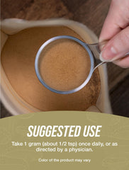 Lions Mane powder marketed as vegan, gluten-free and dairy-free