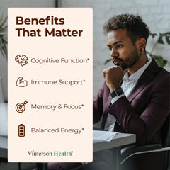 Close-up of Lion's Mane mushroom powder and capsules