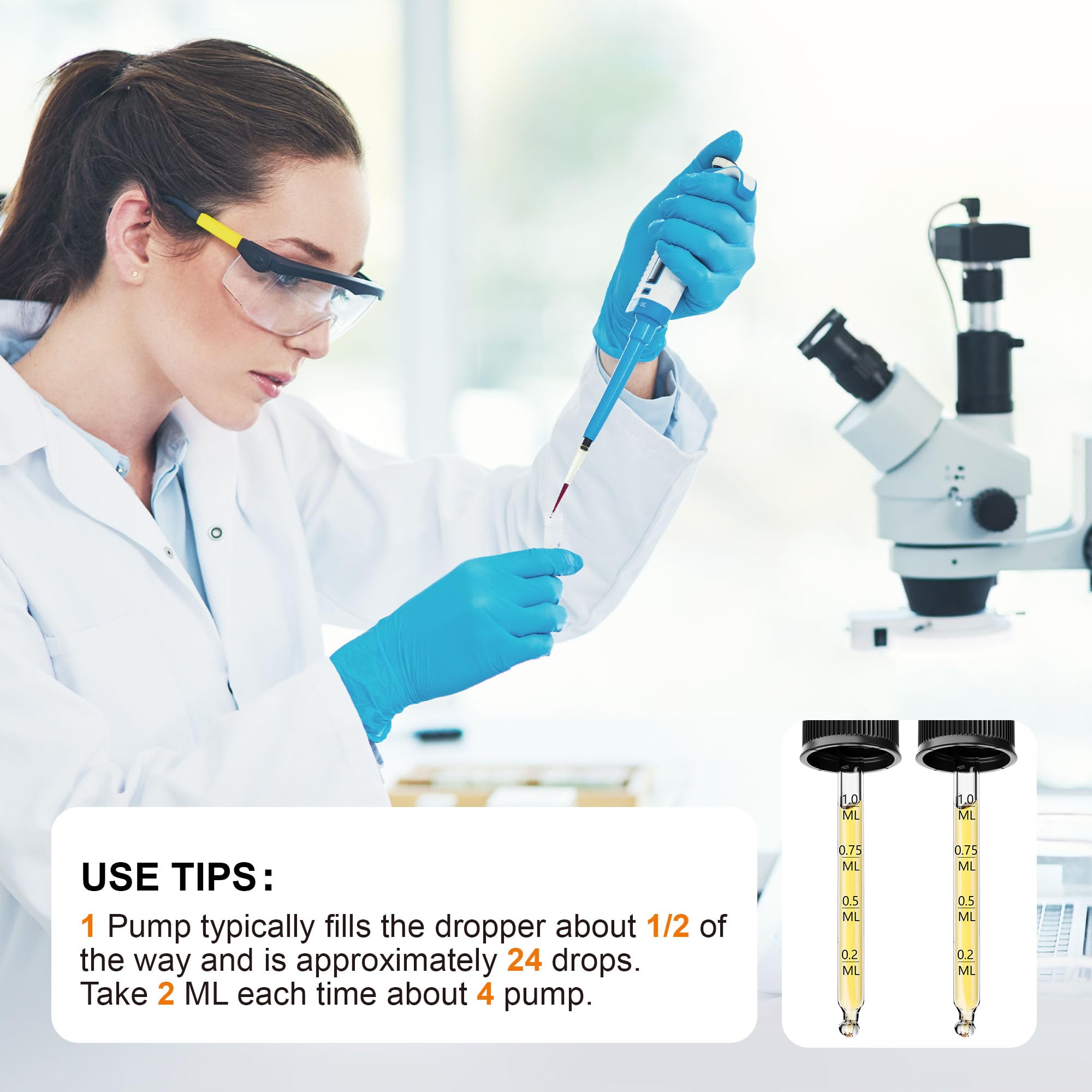 Lip health support with lysine liquid drops