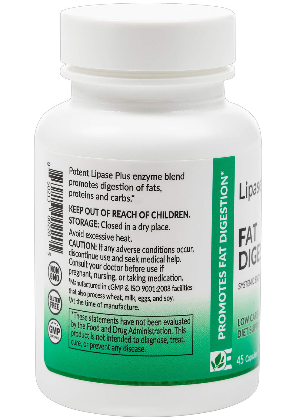 CoActiv-8 enzyme enhancer blend on packaging