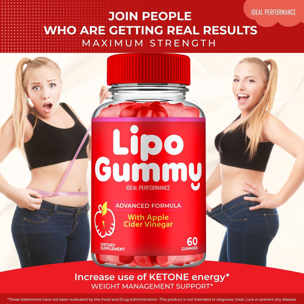 Lipo Gummy dosage guidance on label