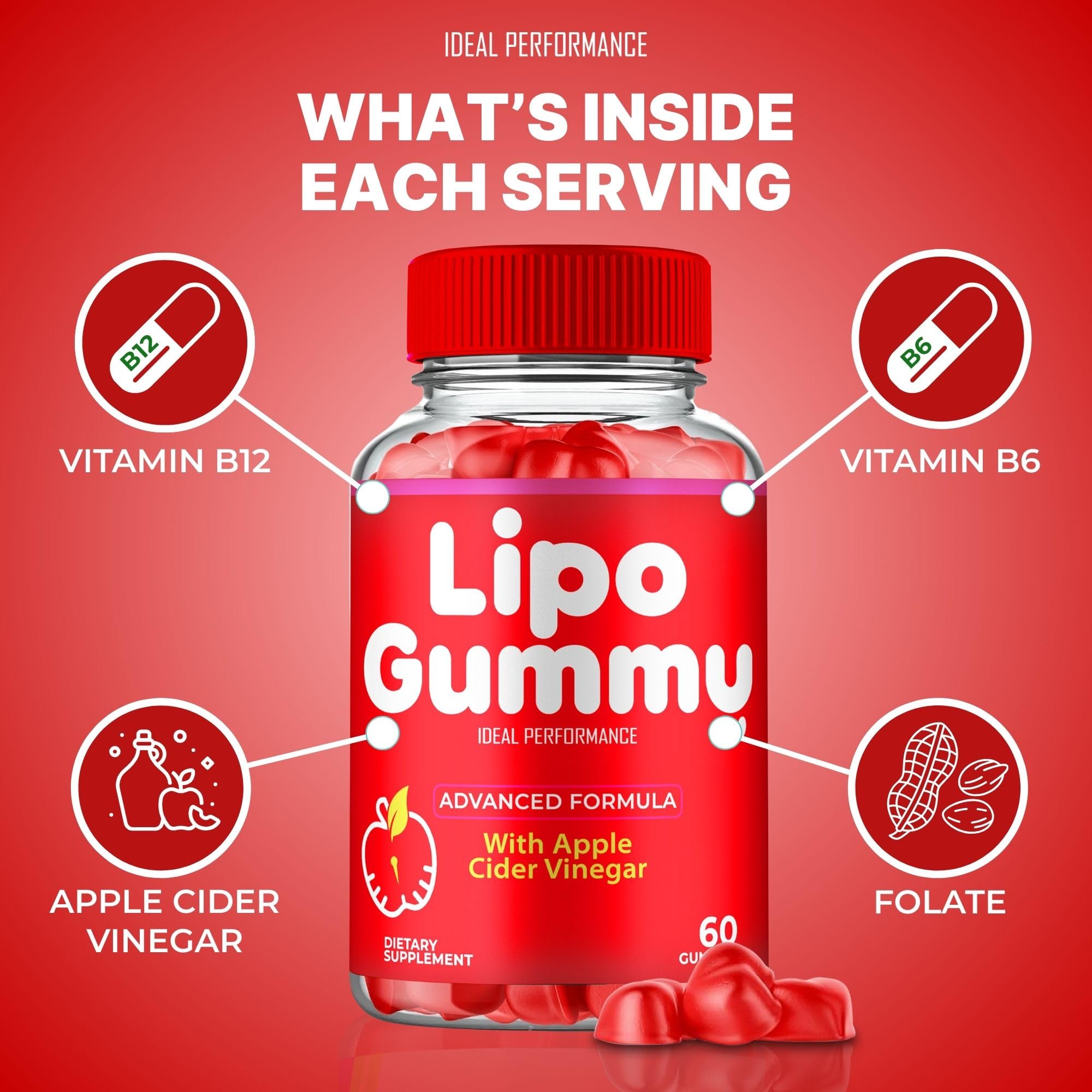 Lipo Gummy packaging and branding