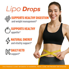 Close-up of LipoDrops liquid dropper