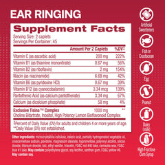 Graphic showing inner ear support with natural bioflavonoids
