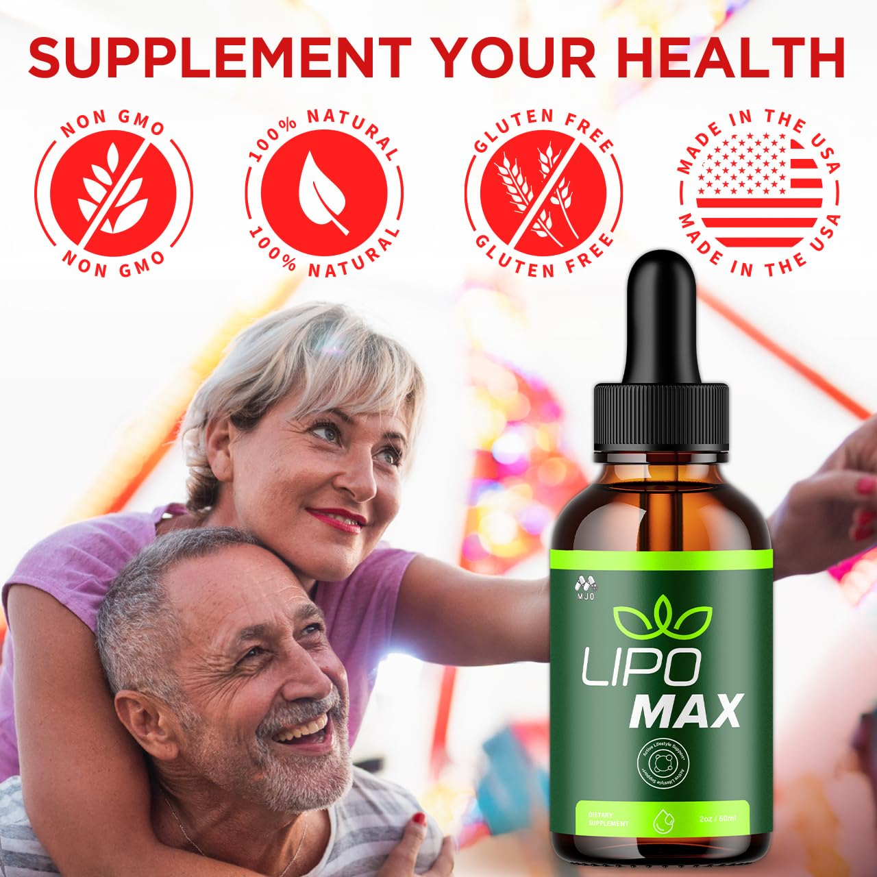 Daily serving illustration of Lipomax Drops
