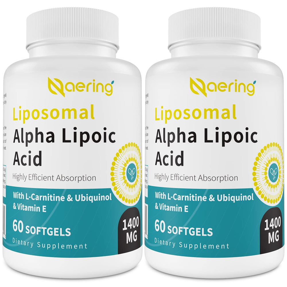 Hero image: Liposomal Alpha Lipoic Acid 1400mg Softgels bottle