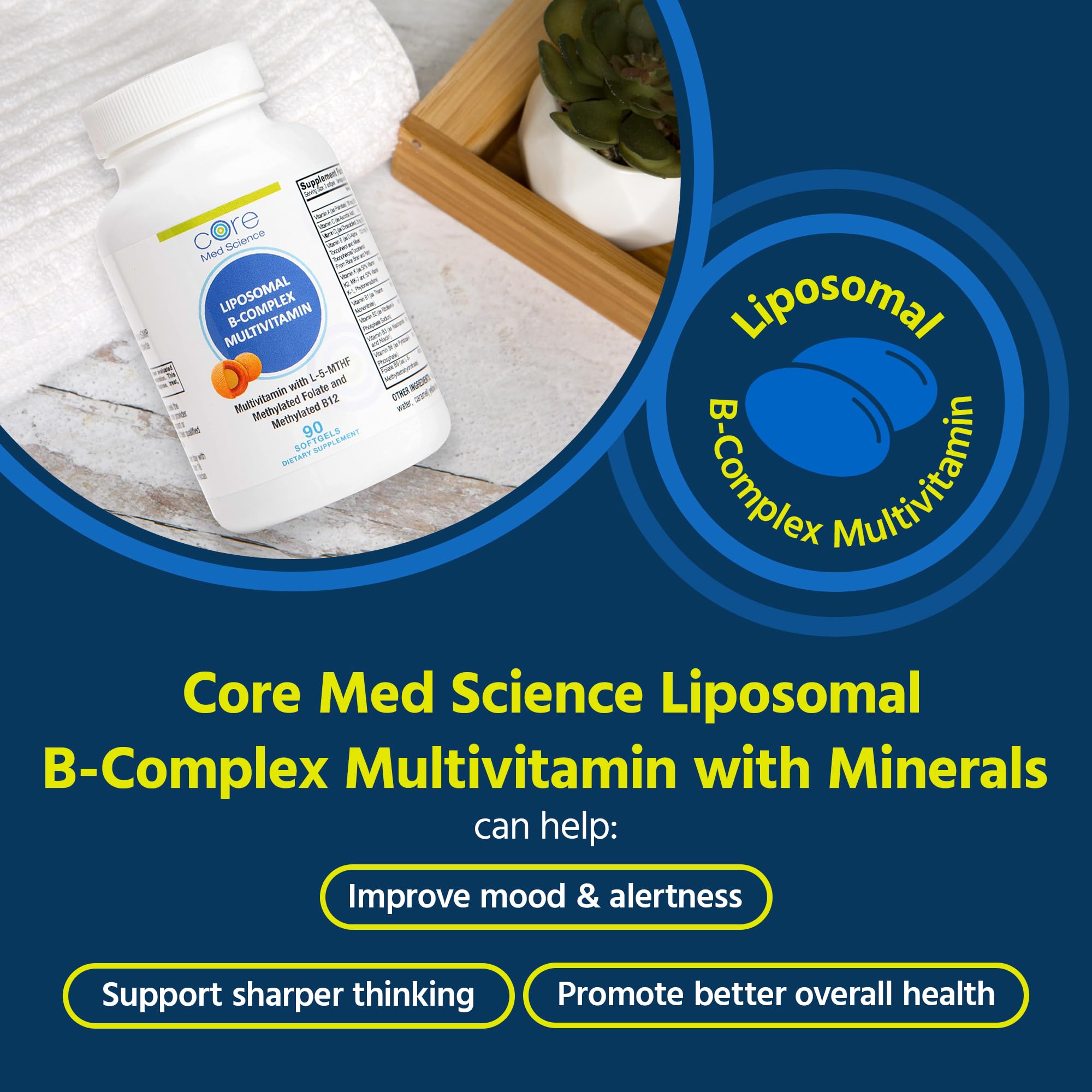 Packaging of Liposomal B-Complex Multivitamin with minerals