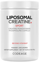 Codeage Liposomal Creatine Powder bottle with 90 servings