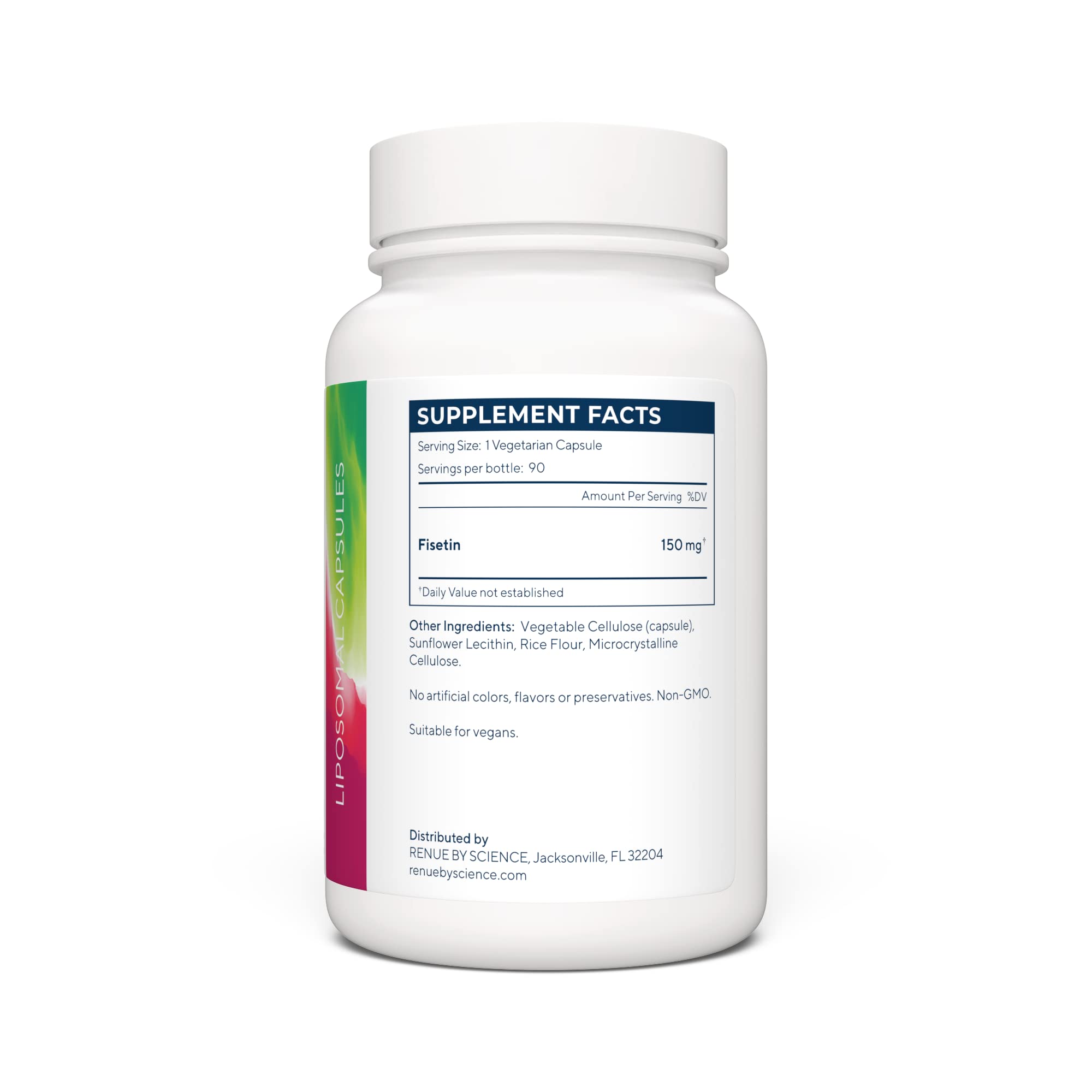 Liposomal delivery enhances Fisetin absorption