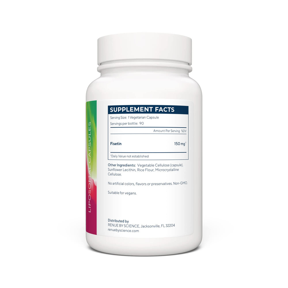 Liposomal delivery enhances Fisetin absorption