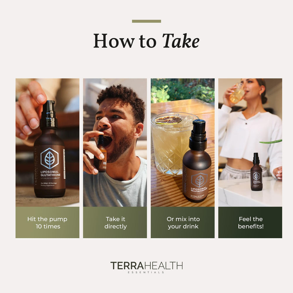 Lifestyle image showing a healthy person taking the supplement