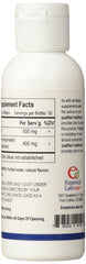 Liposomal Glutathione 4 oz label with ingredients
