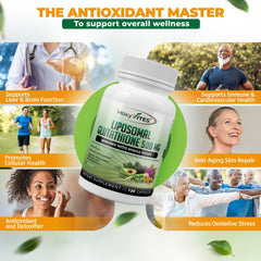 Glutathione capsules with 500mg per serving