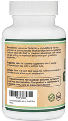 USA manufactured liposomal glutathione with packaging