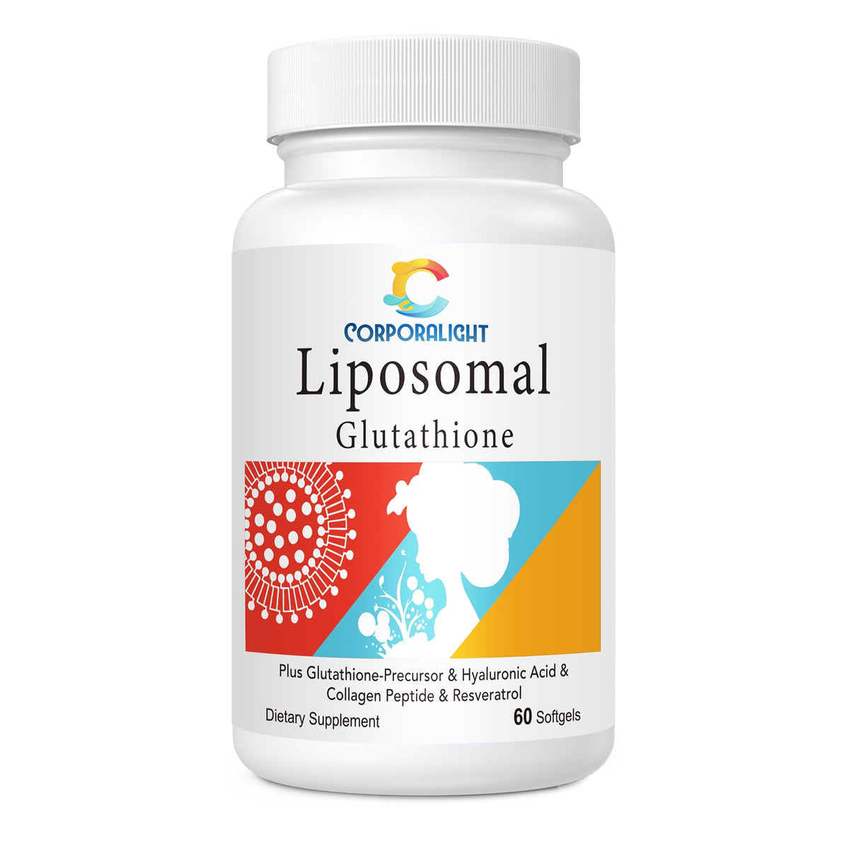 Liposomal Glutathione Softgels bottle front view