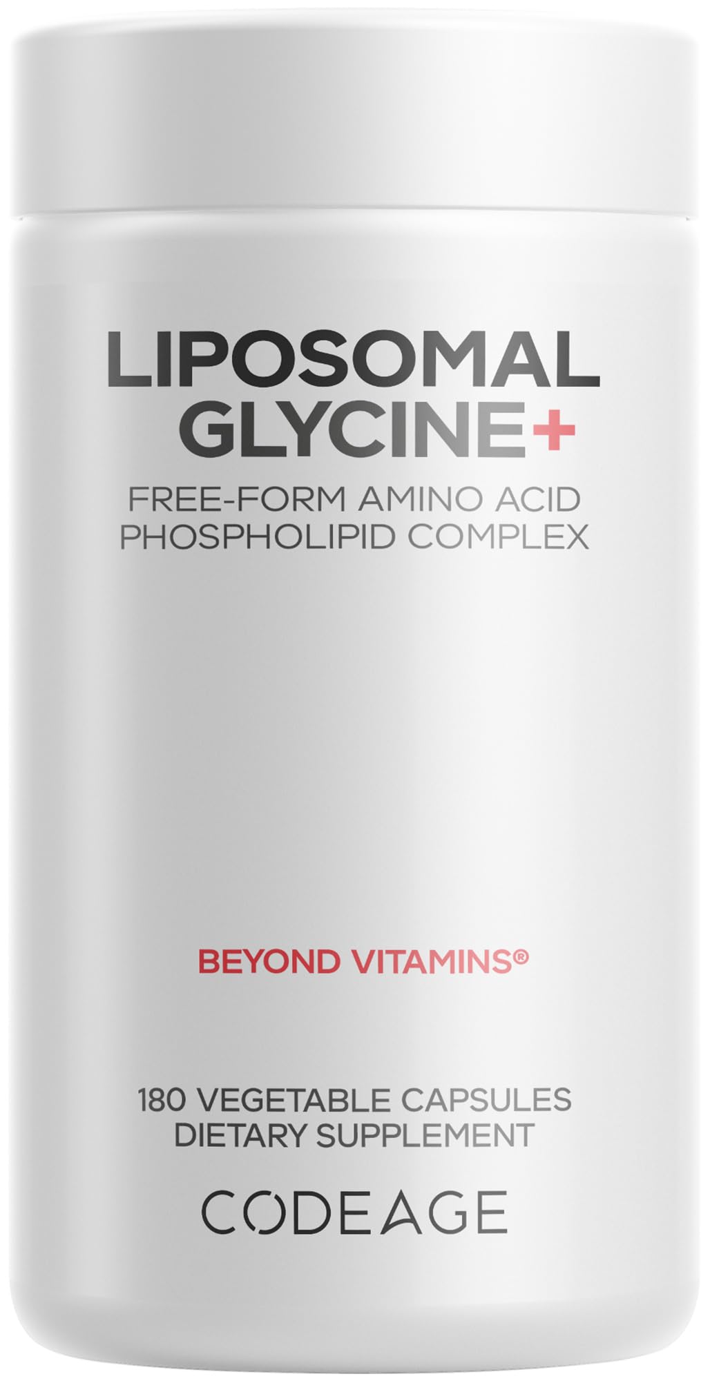 Hero image: Codeage Liposomal Glycine+ 1,500 mg supplement