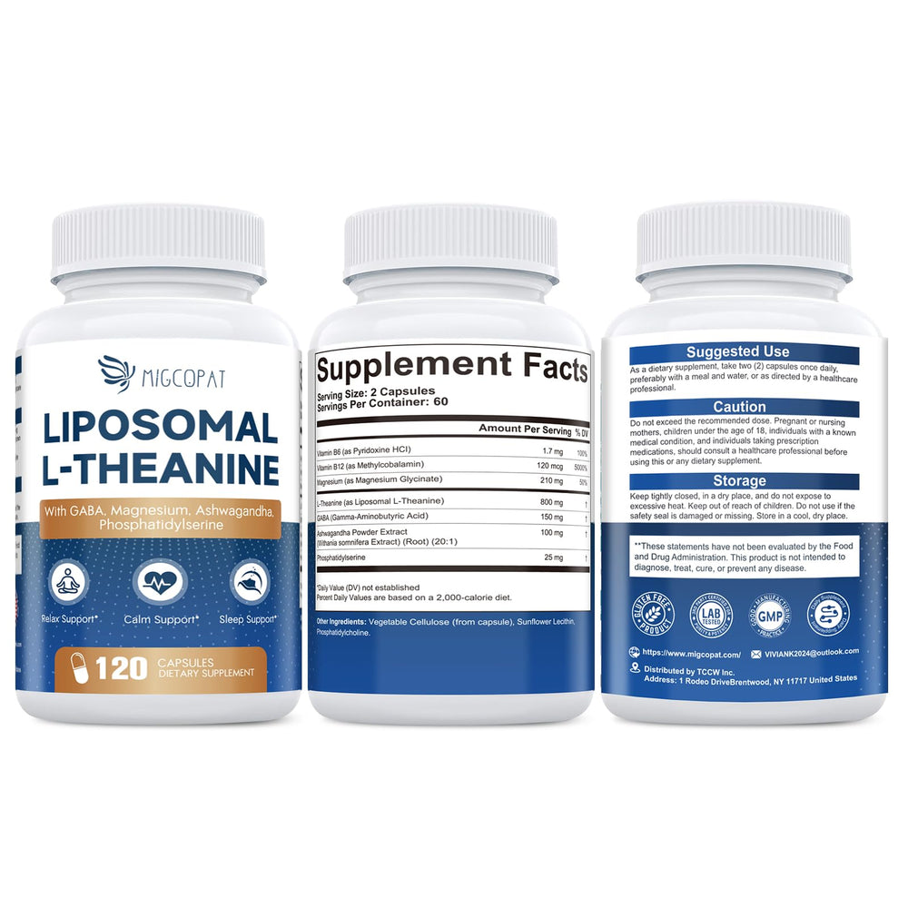 Vitamins B6 and B12 included in the formula.