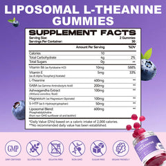 Close-up of blueberry-flavored chewable gummies