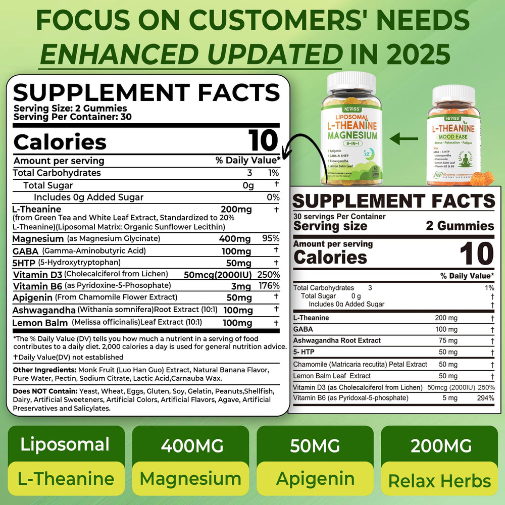 Close-up of calming gummies with sleep support ingredients