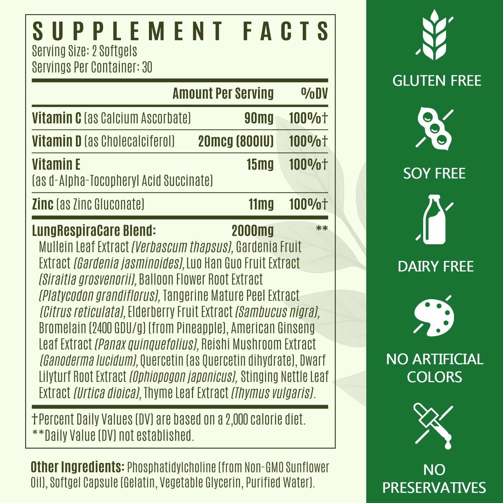 Herbal blend featuring 13 botanicals for holistic wellness