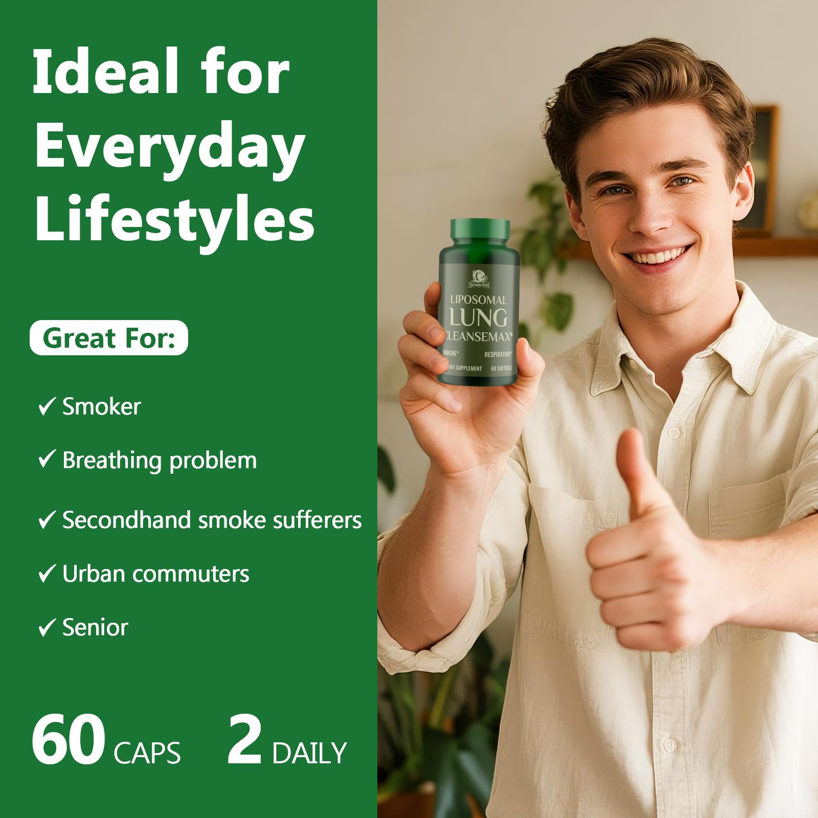 Gluten-free, soy-free, dairy-free supplement formula label